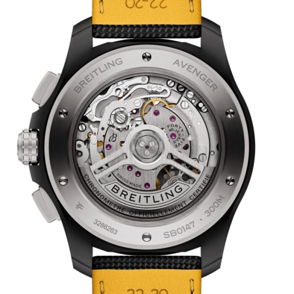 Breitling Avenger B01 Chronograph 44mm Night Mission Black Dial Ceramic Automatic Gents Watch SB0147101B1X1 - Image 2