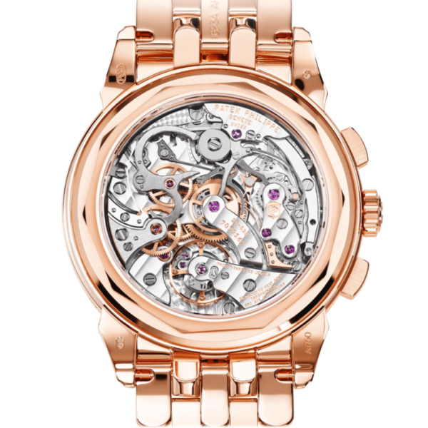 Patek Philippe Grand Complications 18ct Rose Gold 41mm Black Dial Chronograph Watch - Image 2