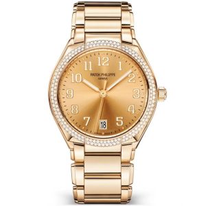 Patek Philippe Twenty 4 36mm 18ct Rose Gold Sunburst Dial Ladies Bracelet Watch