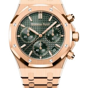 Audemars Piguet Royal Oak Chronograph 41mm Rose Gold Green Dial