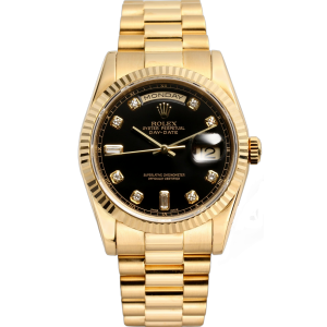 Rolex Datejust Series Automatic Mechanical Movement Calendar Function Display 36mm Black Dial 118238