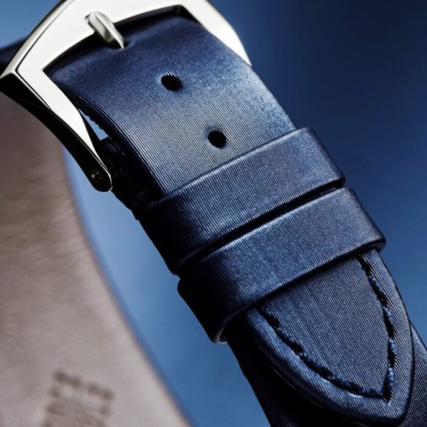 Patek Philippe Calatrava 35mm 18ct White Gold Blue Dial Diamond Set Bezel Ladies Watch - Image 7