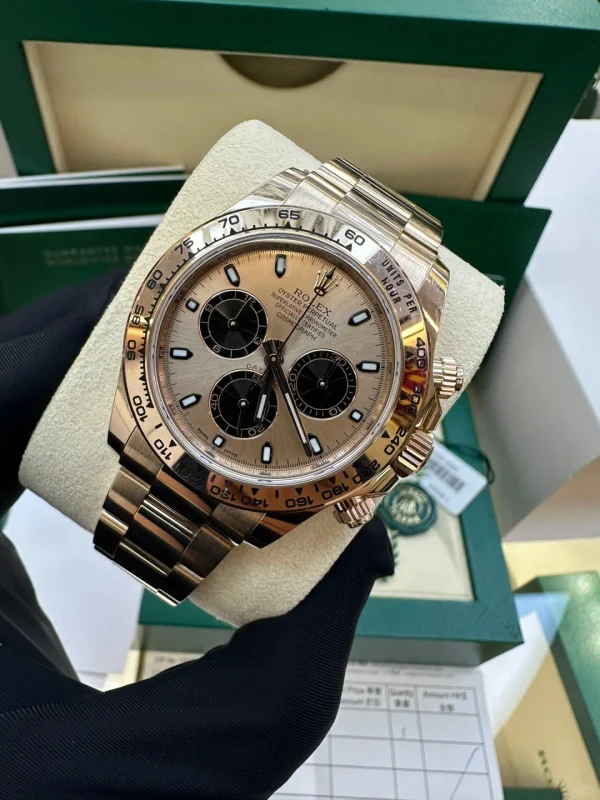 Rolex Cosmograph Daytona Automatic mechanical movement Silver panda dial 40mm diameter M116515LN-0055 - Image 3