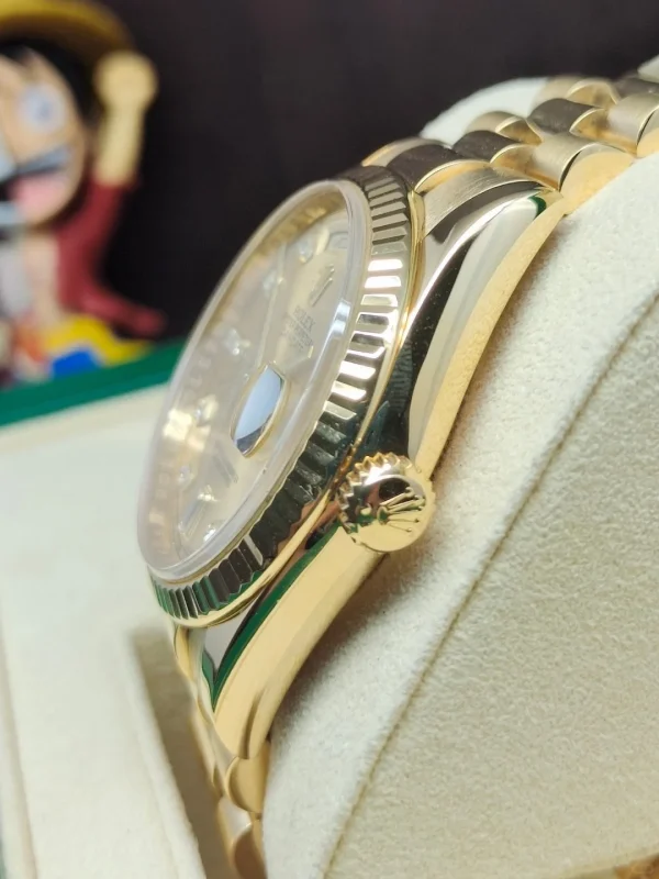 Rolex Day-Date Series Automatic Mechanical Movement Gold Dial 36mm Women’s Watch 118238-83208 - Image 7