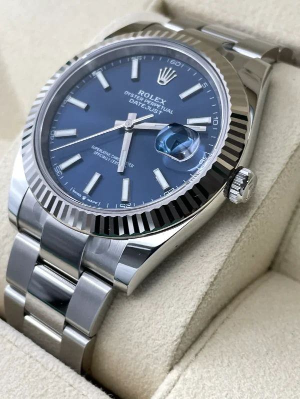 ROLEX Day-Date Automatic Mechanical Movement 41mm Blue Dial 126334-0001 - Image 3