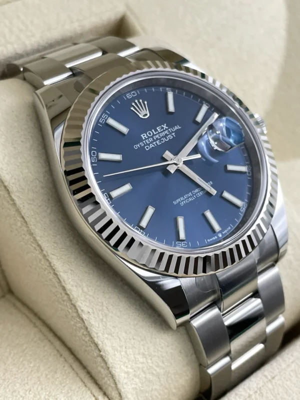 ROLEX Day-Date Automatic Mechanical Movement 41mm Blue Dial 126334-0001 - Image 4