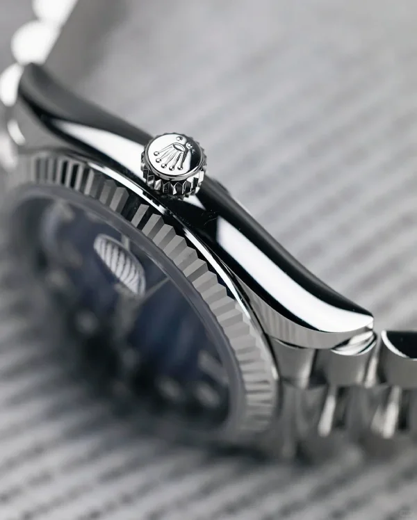 ROLEX Day-Date Series Automatic Mechanical Movement 36mm Blue Dial 128239-0023 - Image 4