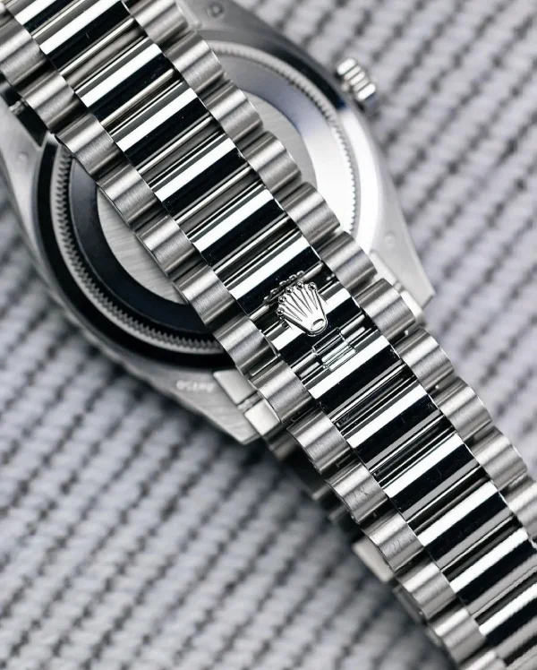 ROLEX Day-Date Series Automatic Mechanical Movement 36mm Blue Dial 128239-0023 - Image 6
