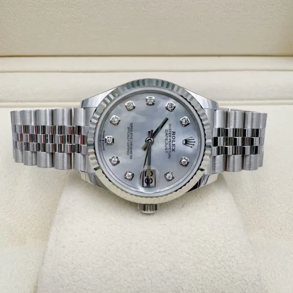 ROLEX Datejust Series Automatic Mechanical Movement Women’s Watch Mother-of-Pearl Dial 31mm 2782774-0006 - Image 6