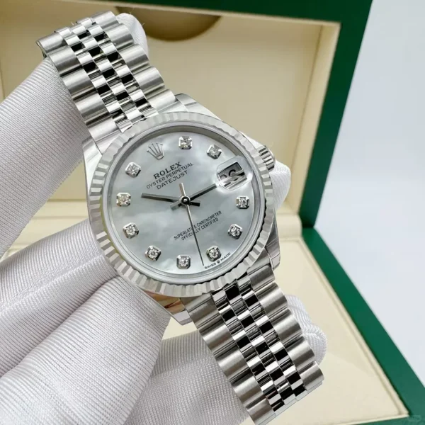 ROLEX Datejust Series Automatic Mechanical Movement Women’s Watch Mother-of-Pearl Dial 31mm 2782774-0006 - Image 2