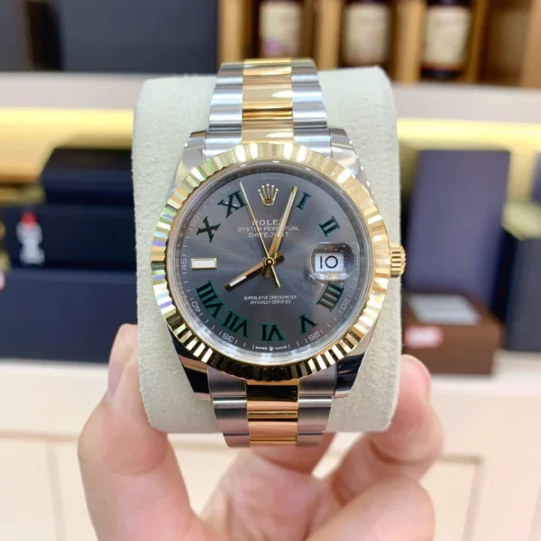 Rolex Datejust Series Automatic Mechanical Movement, 41mm Grey Dial 126333-0019 - Image 3
