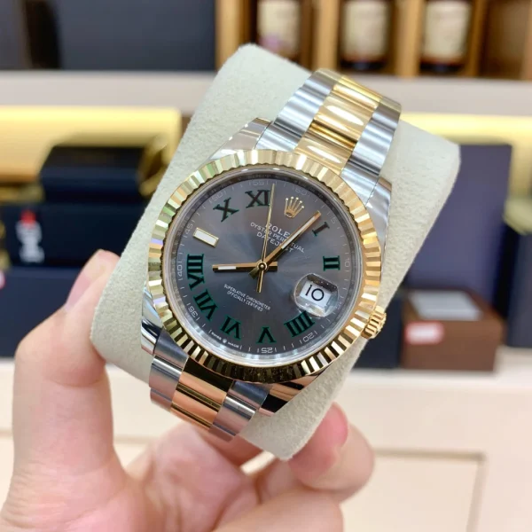 Rolex Datejust Series Automatic Mechanical Movement, 41mm Grey Dial 126333-0019 - Image 4