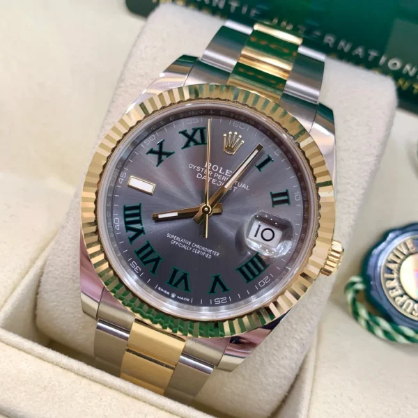 Rolex Datejust Series Automatic Mechanical Movement, 41mm Grey Dial 126333-0019 - Image 6