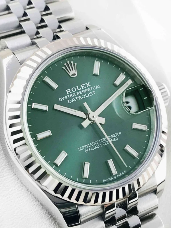 Rolex Datejust Series Automatic Mechanical Movement Women’s Watch 31mm Green Dial 278274-0018 - Image 5