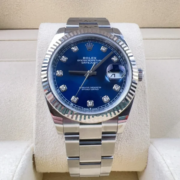 Rolex Datejust Series Automatic Mechanical Movement 41mm Blue Dial 126334-0015 - Image 2