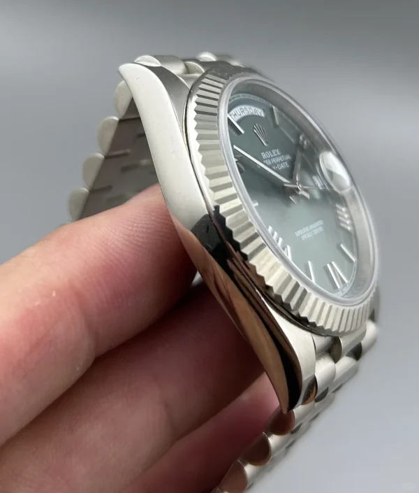 Rolex Day-Date Series Mechanical Movement 40mm Silver Dial 228239-0033 - Image 3