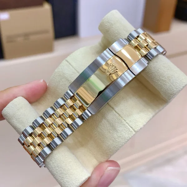 Rolex Datejust Series Automatic Mechanical Movement 36mm Gold Dial 126233-0015 - Image 8