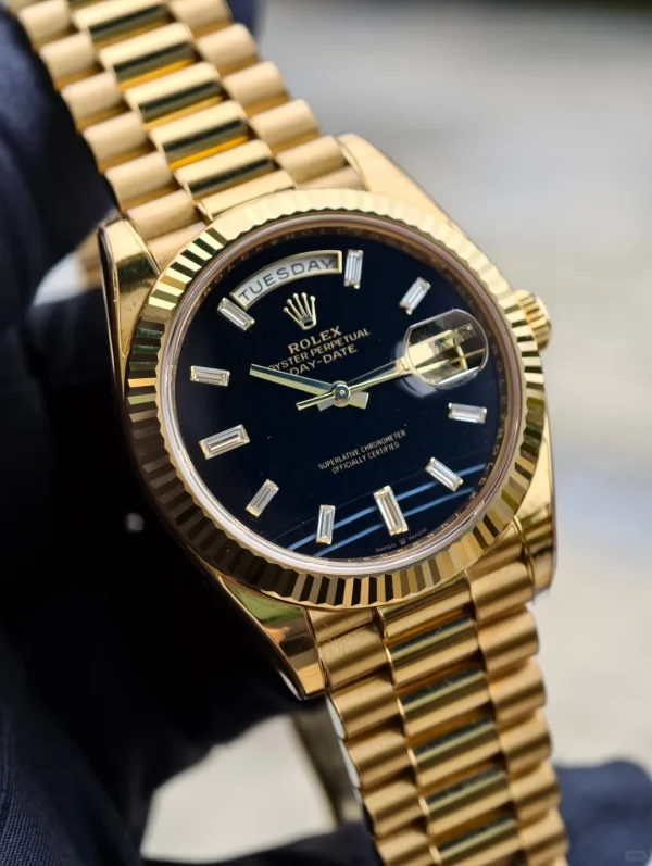 Rolex Day-Date Series Automatic Mechanical Movement 40mm Black Dial m228238-0059 - Image 2