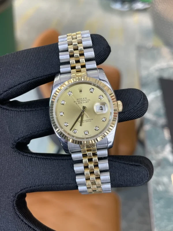 Rolex Datejust Series Automatic Mechanical Movement 36mm Green Dial 126283RBR-0011 - Image 2