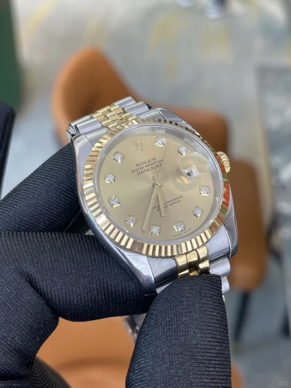 Rolex Datejust Series Automatic Mechanical Movement 36mm Green Dial 126283RBR-0011 - Image 4