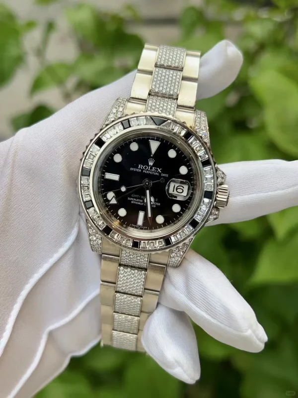 Rolex GMT-Master II Automatic Mechanical Movement 40mm Black Dial 116759 SANR-74769Bril - Image 3