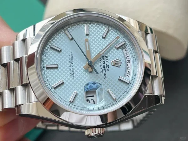 Rolex Day-Date Automatic Mechanical Movement 40mm Blue Dial m228206-0044 - Image 4