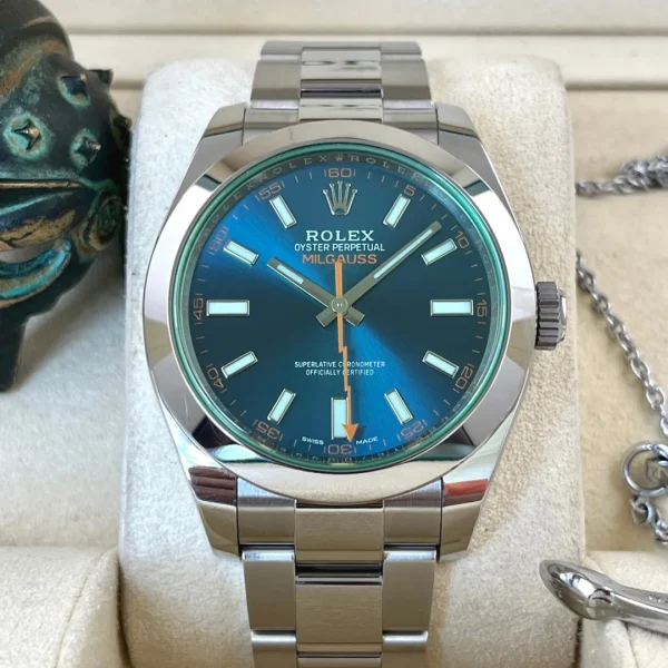 Rolex Magnetic Automatic Mechanical Movement Lightning hand 40mm Blue Dial 116400GV-0002 - Image 2