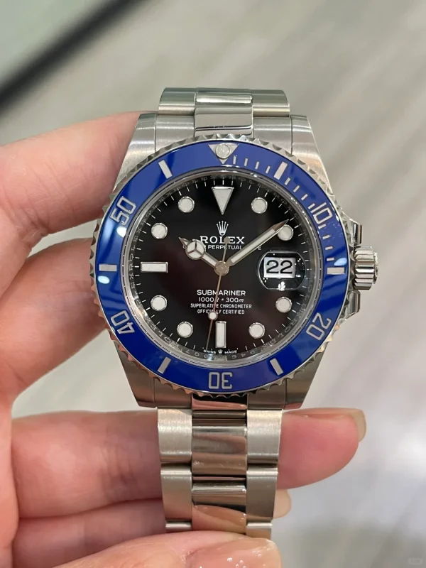 Rolex Submariner Silver Black Diamond 40mm 116659SABR - Image 2