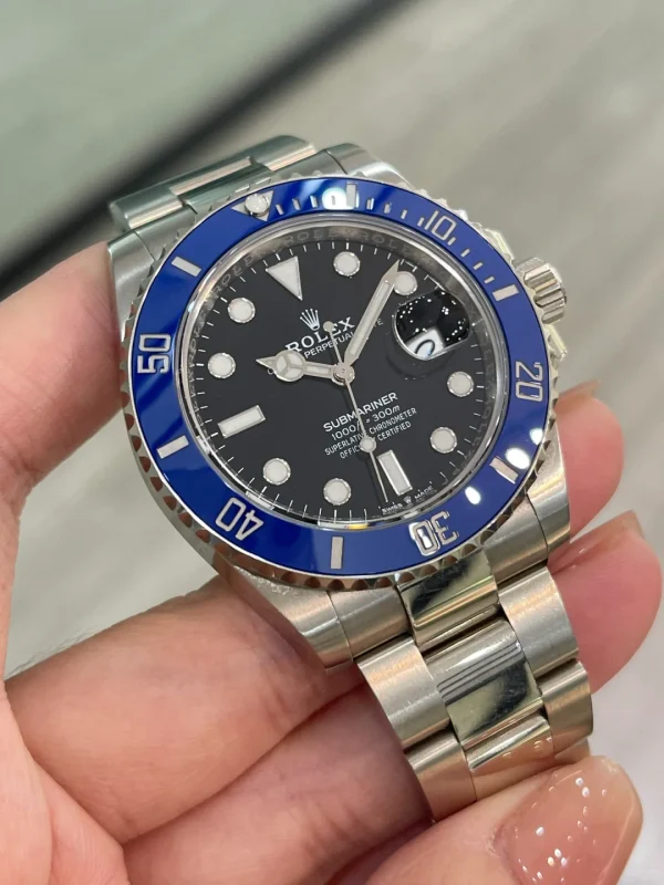 Rolex Submariner Silver Black Diamond 40mm 116659SABR - Image 3