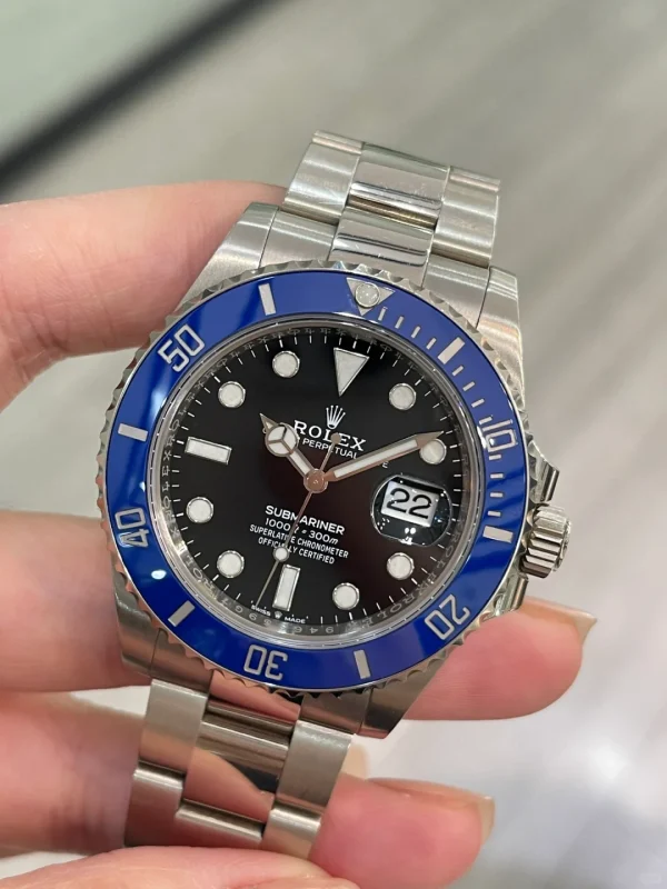Rolex Submariner Silver Black Diamond 40mm 116659SABR - Image 4