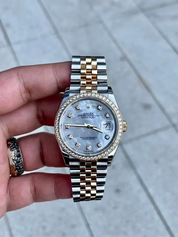 Rolex Datejust Series Automatic Mechanical Movement 36mm Mother-of-Pearl Dial 126283RBR-0009 - Image 2