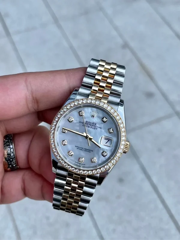 Rolex Datejust Series Automatic Mechanical Movement 36mm Mother-of-Pearl Dial 126283RBR-0009 - Image 3