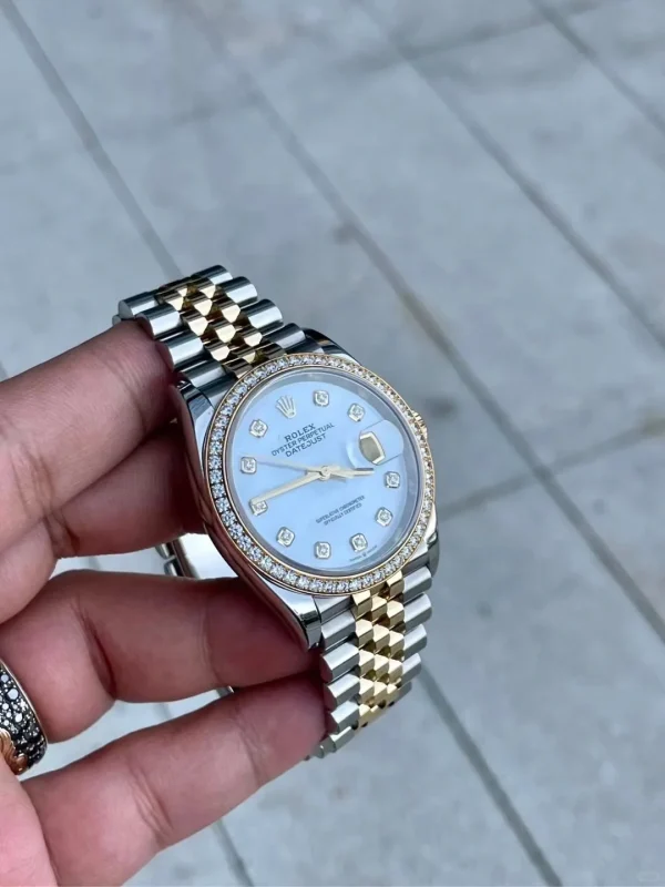 Rolex Datejust Series Automatic Mechanical Movement 36mm Mother-of-Pearl Dial 126283RBR-0009 - Image 4