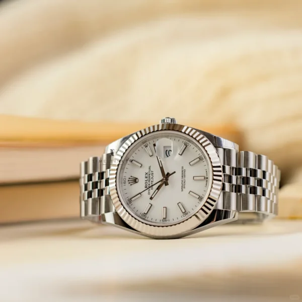 Rolex Datejust Series Automatic Mechanical Movement 41mm Silver Dial 126334-0011 - Image 2