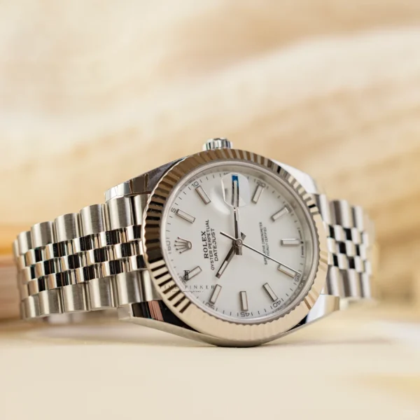 Rolex Datejust Series Automatic Mechanical Movement 41mm Silver Dial 126334-0011 - Image 3