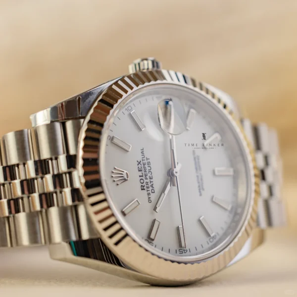 Rolex Datejust Series Automatic Mechanical Movement 41mm Silver Dial 126334-0011 - Image 4