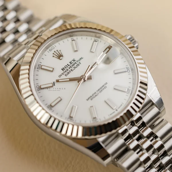 Rolex Datejust Series Automatic Mechanical Movement 41mm Silver Dial 126334-0011 - Image 5