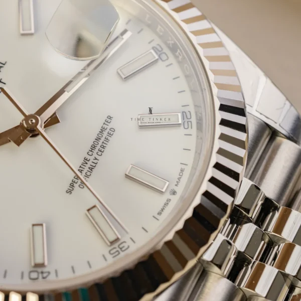 Rolex Datejust Series Automatic Mechanical Movement 41mm Silver Dial 126334-0011 - Image 6