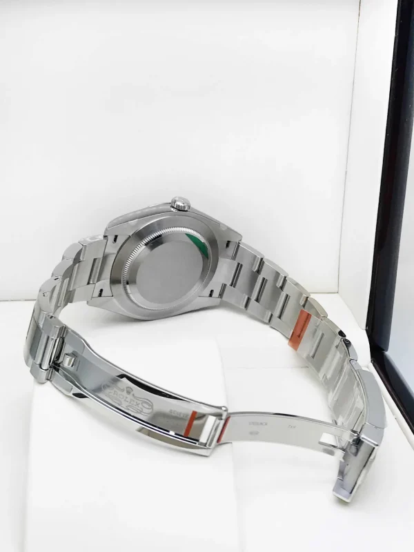 Rolex Oyster Perpetual Automatic Mechanical Movement Bright Blue 41mm Blue Dial 124300-0003 - Image 5