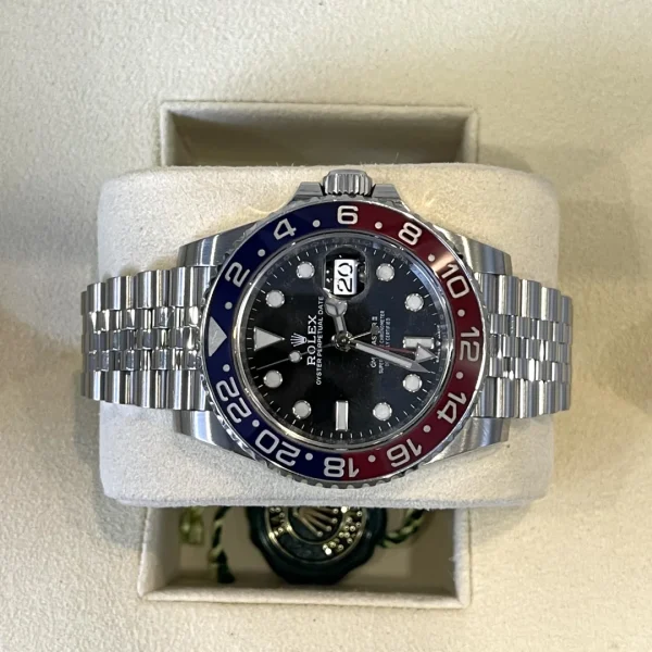 Rolex GMT-Master II Pepsi bezel Mechanical movement 40mm Black dial 126710BLRO-0001 - Image 3