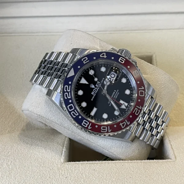 Rolex GMT-Master II Pepsi bezel Mechanical movement 40mm Black dial 126710BLRO-0001 - Image 4