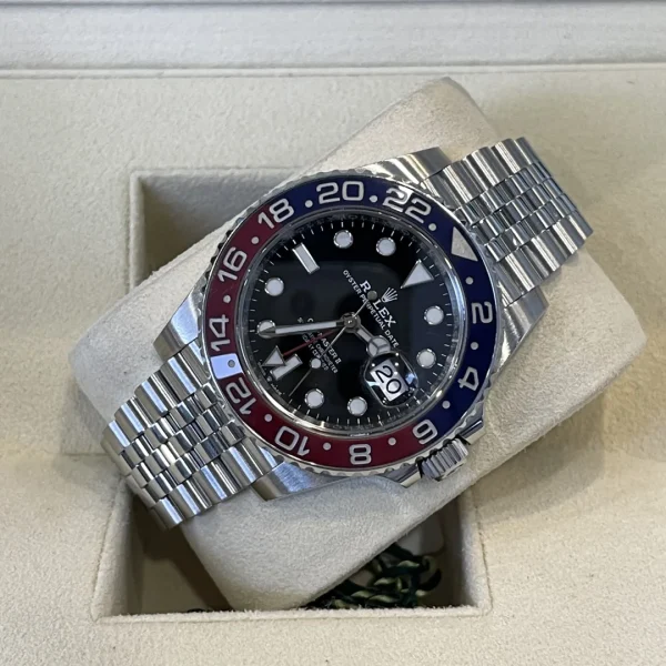 Rolex GMT-Master II Pepsi bezel Mechanical movement 40mm Black dial 126710BLRO-0001 - Image 5