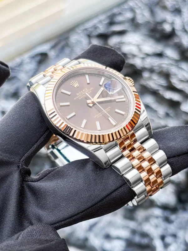 Rolex Datejust Series Automatic Mechanical Movement 41mm Brown Dial 126331-0002 - Image 3