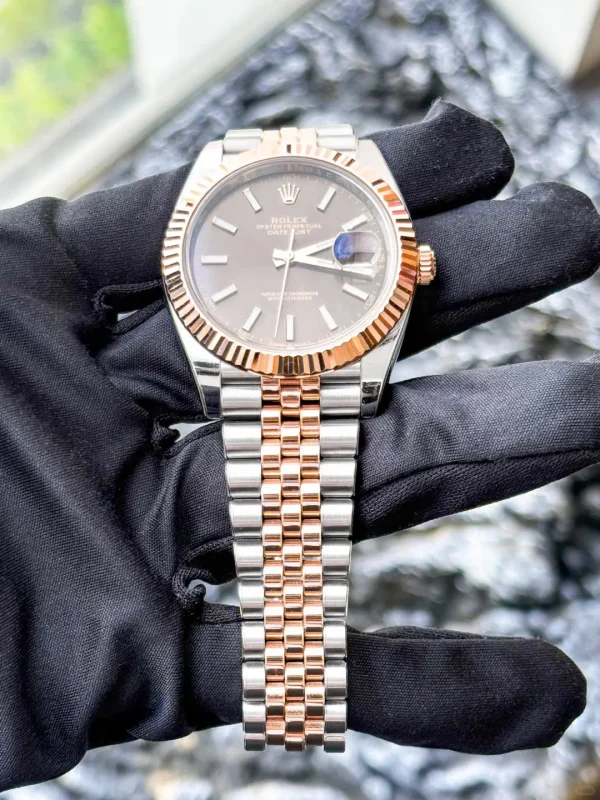 Rolex Datejust Series Automatic Mechanical Movement 41mm Brown Dial 126331-0002 - Image 5