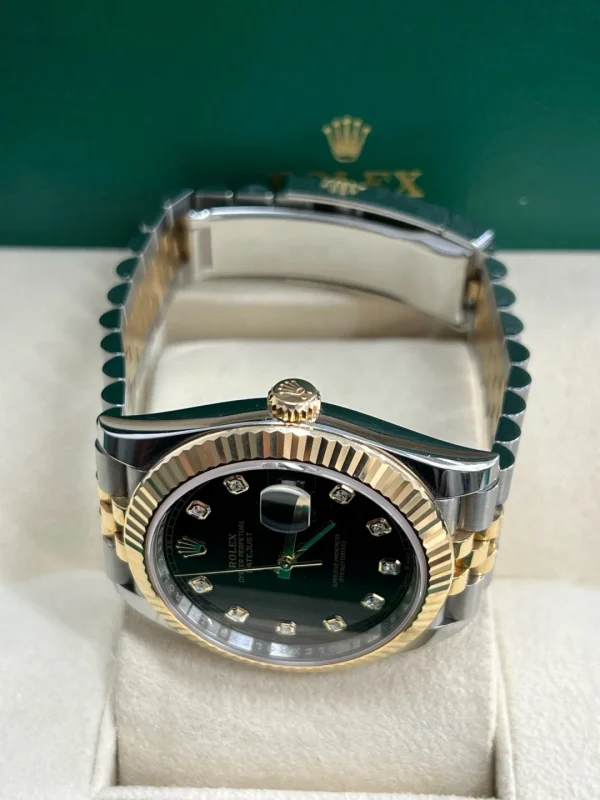 Rolex Datejust Series Automatic Mechanical Movement Day Display Large Calendar Swiss Watch 41mm Black Dial 126333-0006 - Image 5