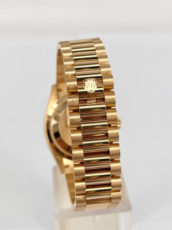 Rolex Day-Date Series Automatic Mechanical Movement Women’s Watch 36mm Brown Dial 128238-0022 - Image 14
