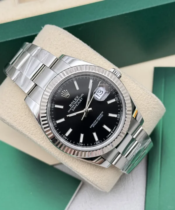 Rolex Datejust Series Automatic Mechanical Movement 41mm Black Dial 126334-0017 - Image 3