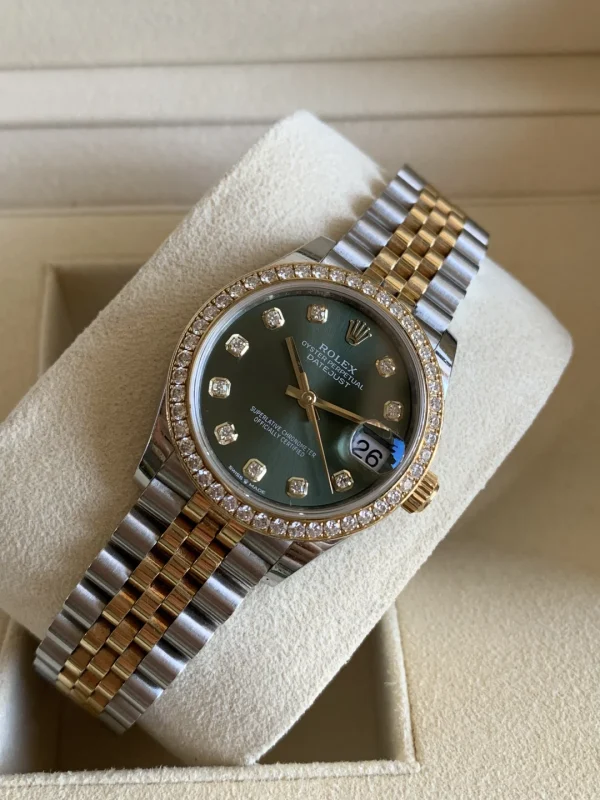 Rolex Datejust Series Automatic Mechanical Movement 31mm Green Dial 278383rbr-0030 - Image 3