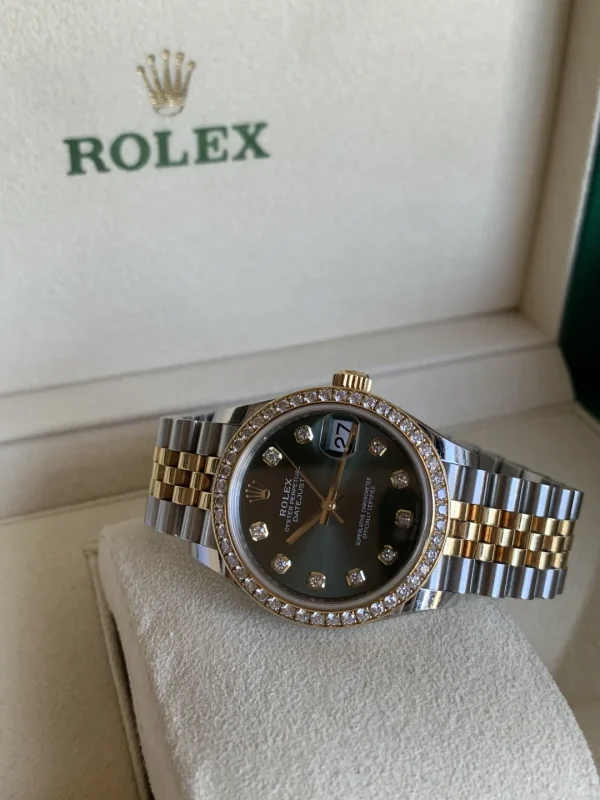 Rolex Datejust Series Automatic Mechanical Movement 31mm Green Dial 278383rbr-0030 - Image 4