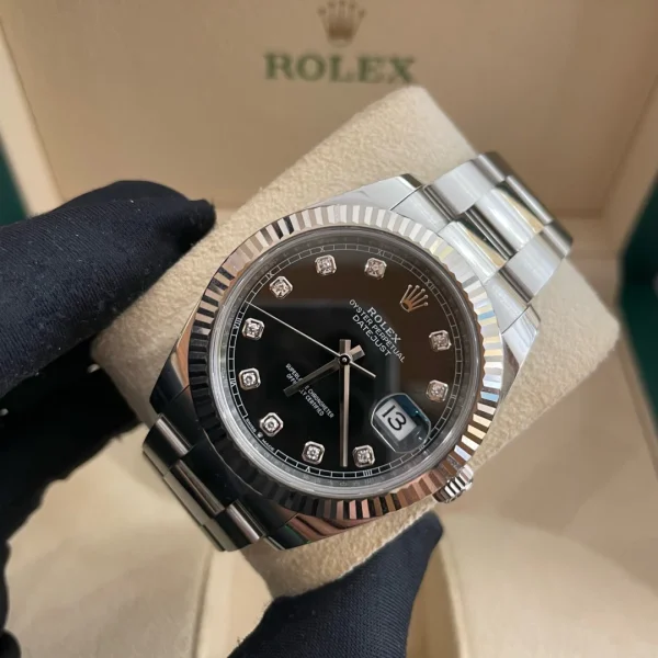 Rolex Datejust Series Automatic Mechanical Movement 41mm Silver Dial 126334-0011 - Image 11